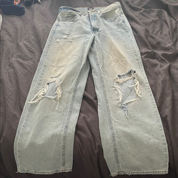 BDG Denim - BDG Light Blue Distressed Boyfriend Jeans